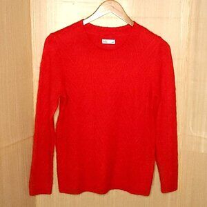 Croft & Barrow Womens Red Soft Sweater Small